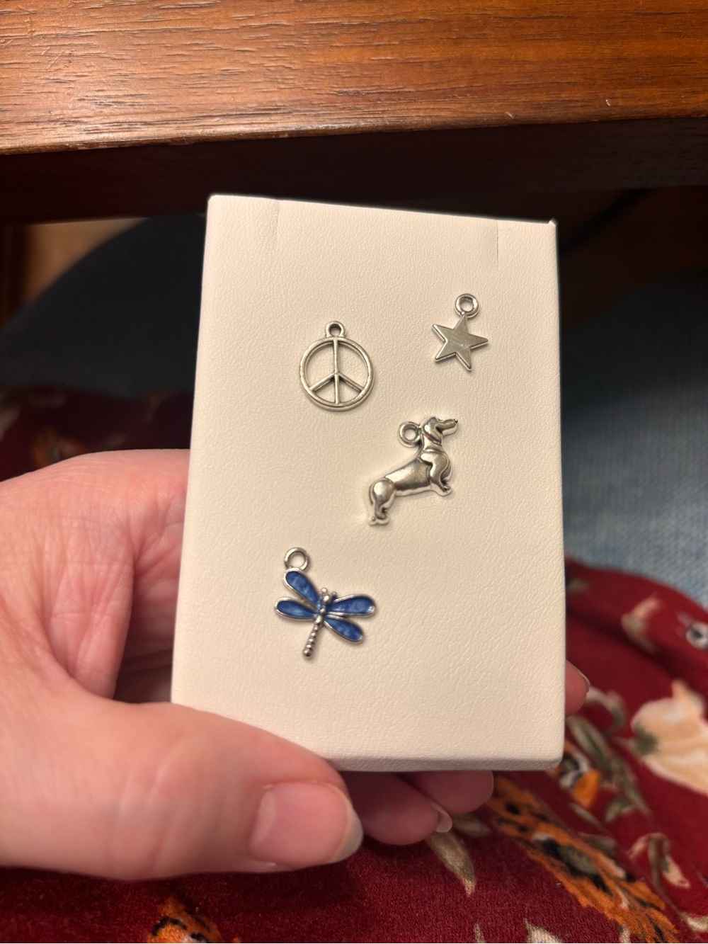 New Silver Charm Set wBlue Dragonfly customize interchangeable pendants